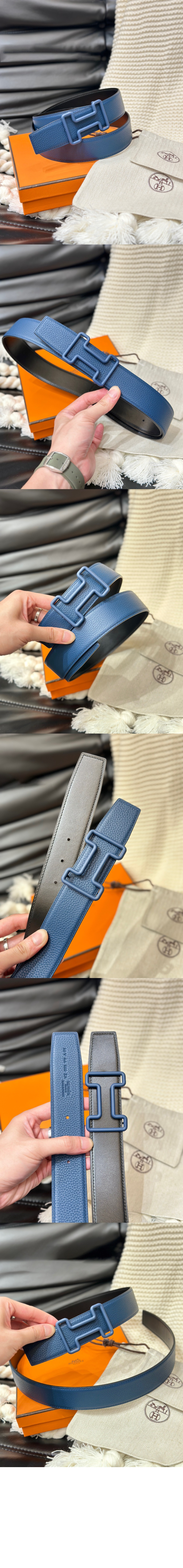 양면 가죽 벨트 > 에르메스