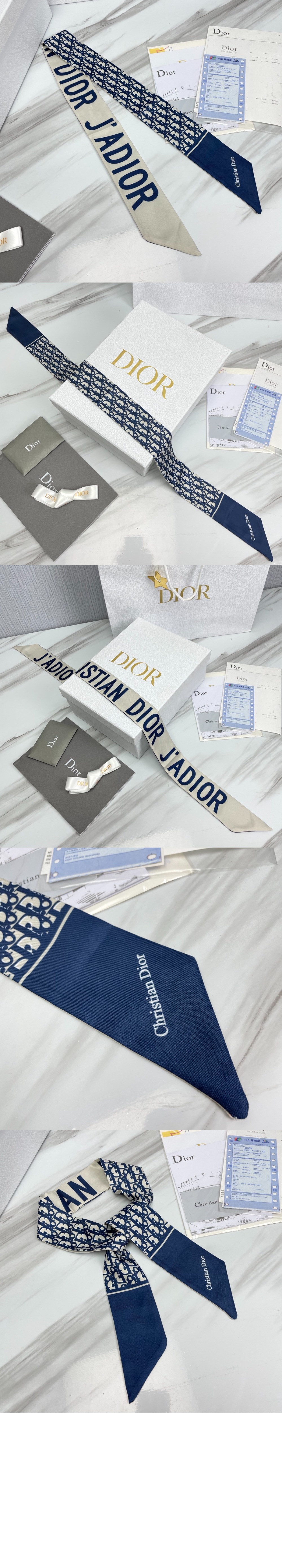 미차 스카프 85CDO > 디올