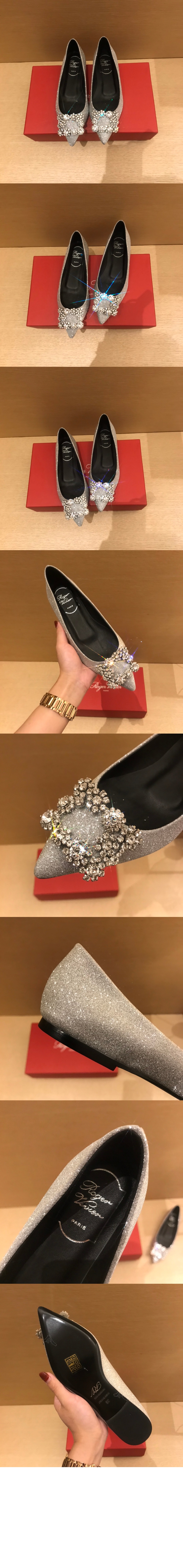 발레리나 플랫 슈즈 3131 > Flower Strass - 플라워 스트라스