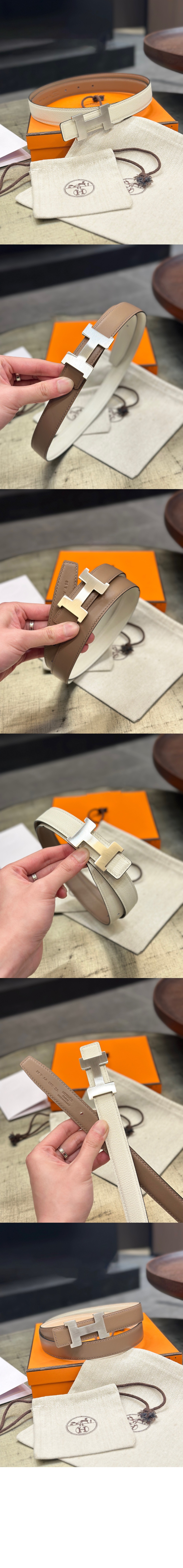 미니 콘스탄스 리버서블 벨트 > 에르메스