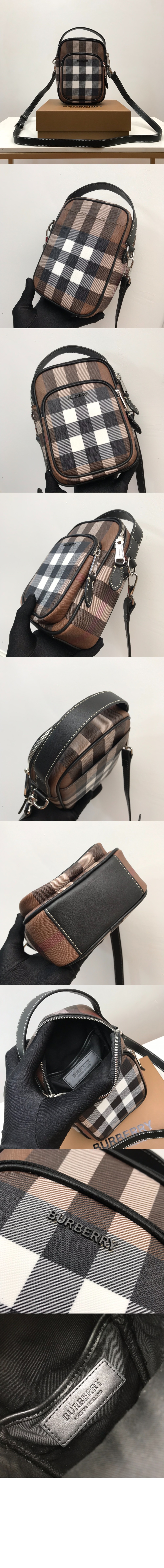 체크 레더 크로스바디백 80491181 > Etc - 기타제품