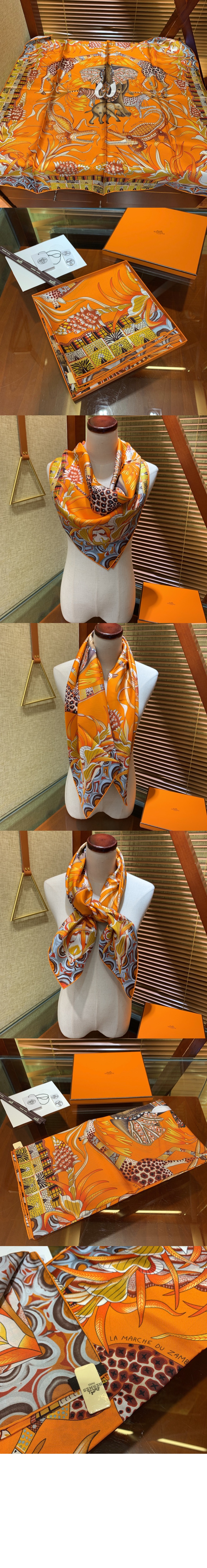 Zambezi River Festival 스카프 90 > 에르메스