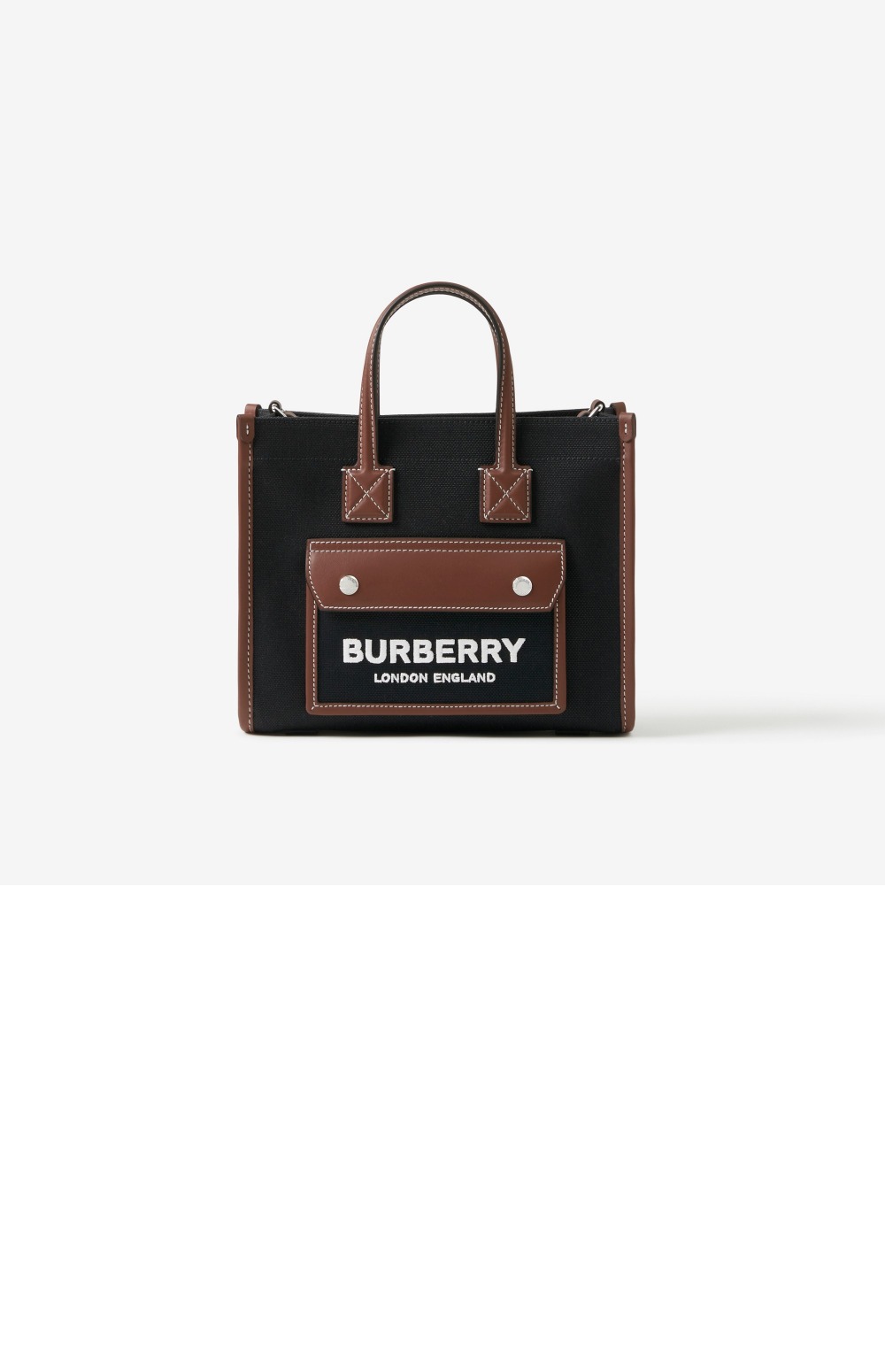 투톤 캔버스 레더 미니 토트 80557491 > Freya - 프레야