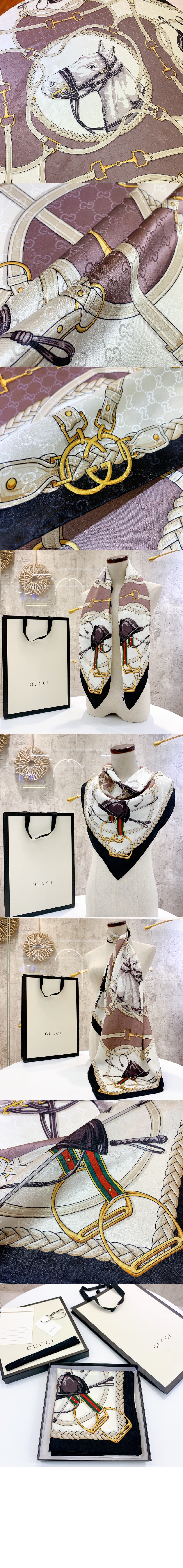 플로라 프린트 실크 스카 766327 > Etc - 기타제품