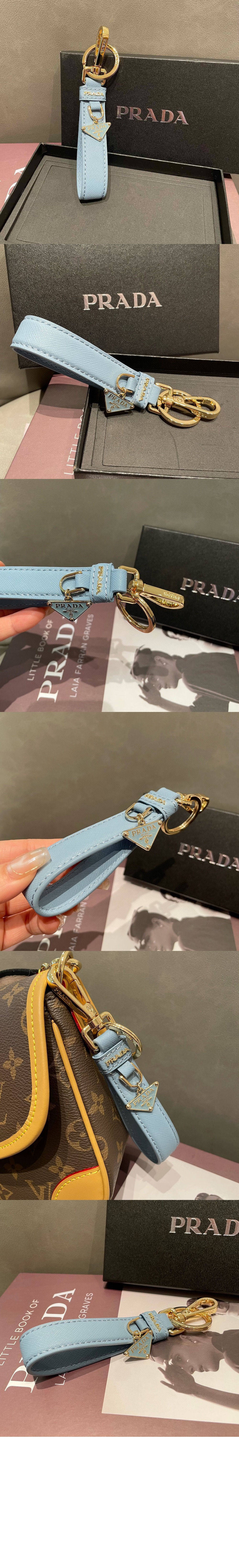 나파 가죽 키링 1PP14 > 프라다