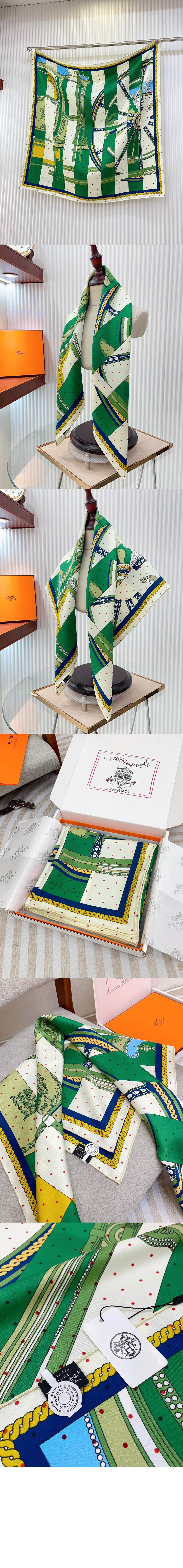 La Berline Bayadere 스카프 90 > 에르메스