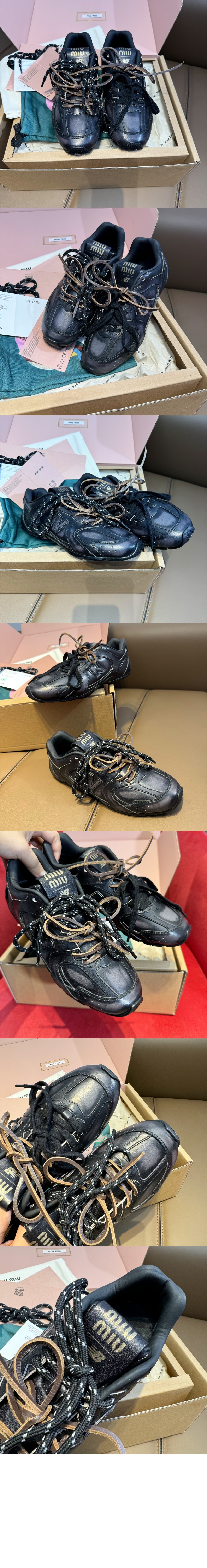 가죽 스니커즈 5E165E > Sneakers - 스니커즈