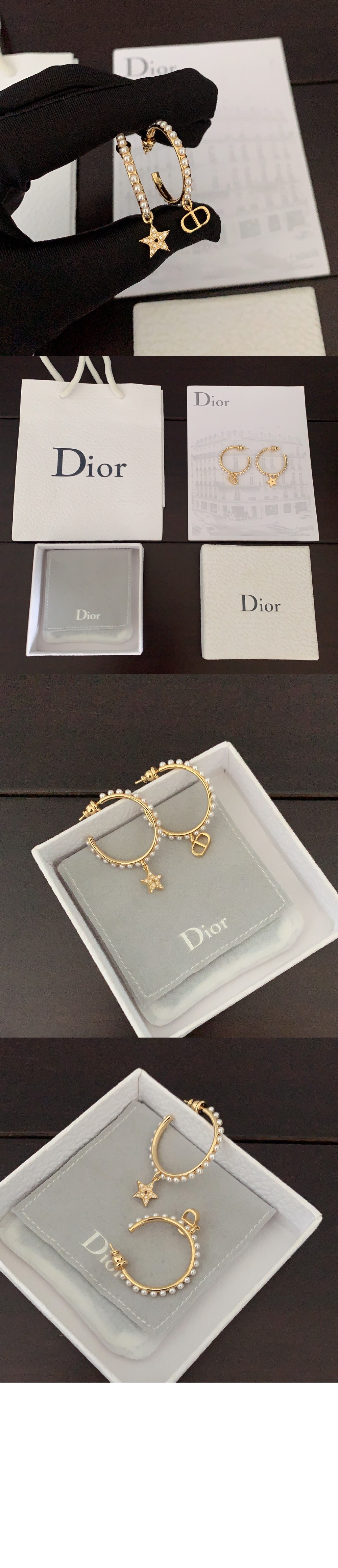 Petit CD 귀걸이  E3698 > 디올