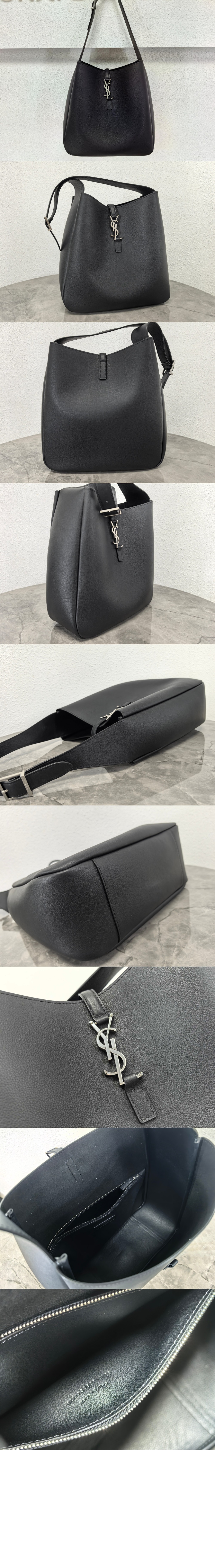 그레인 가죽 소재의 유연한 LE 5 A 7 라지백 753837 > Le 5 a 7 - 르 5 a 7