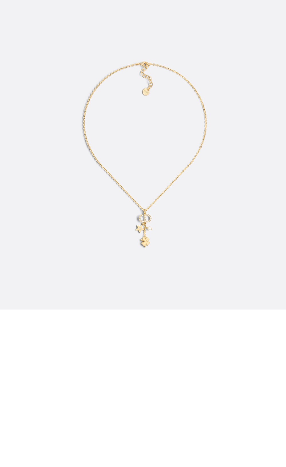 Petit CD Lucky Charms 목걸이 N3128 > 디올