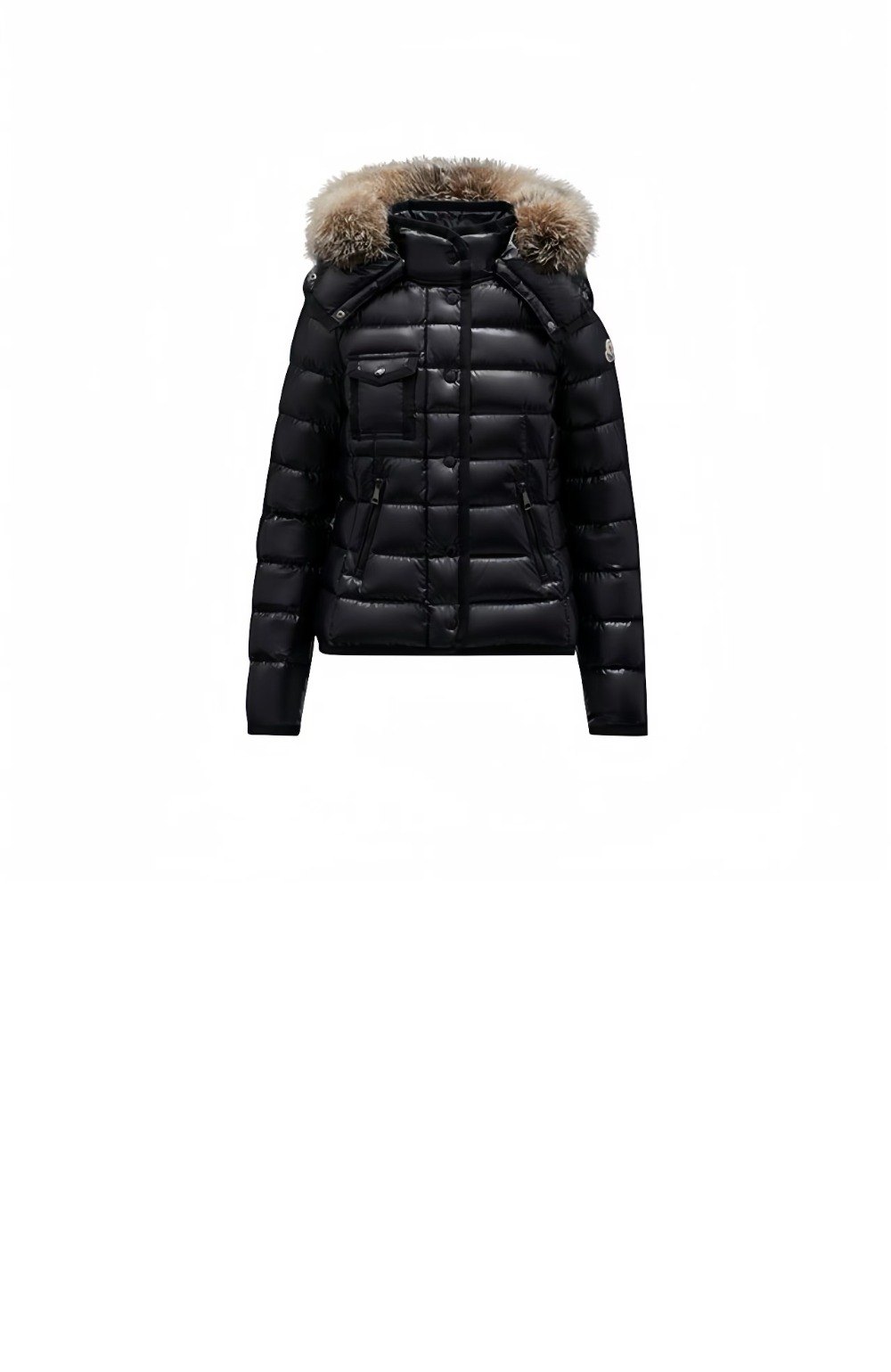 후드 시어링 쇼트 다운 재킷 > Coat - 코트