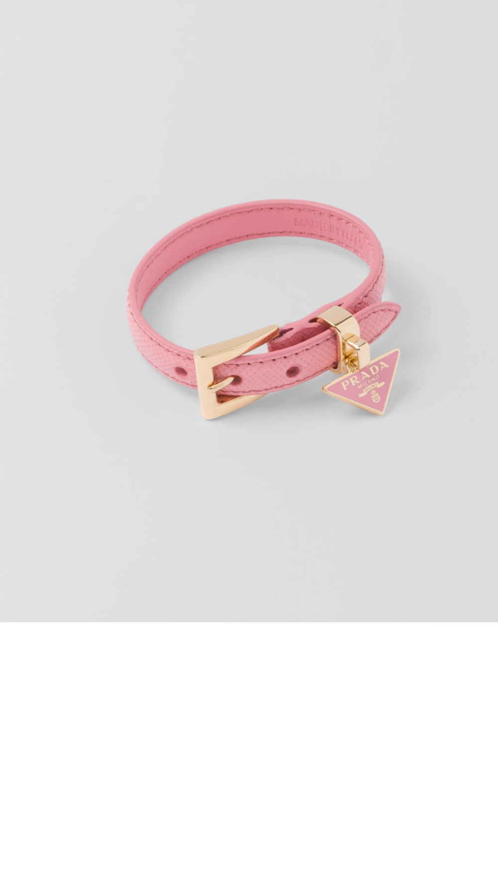 사피아노 가죽 브레이슬릿 1IB351 > 프라다