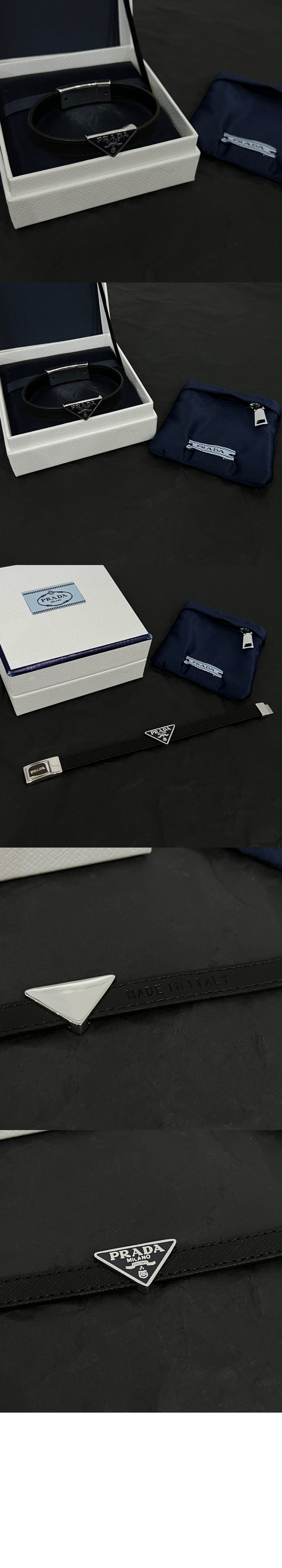 사피아노 가죽 브레이슬릿 2IB289 > 프라다