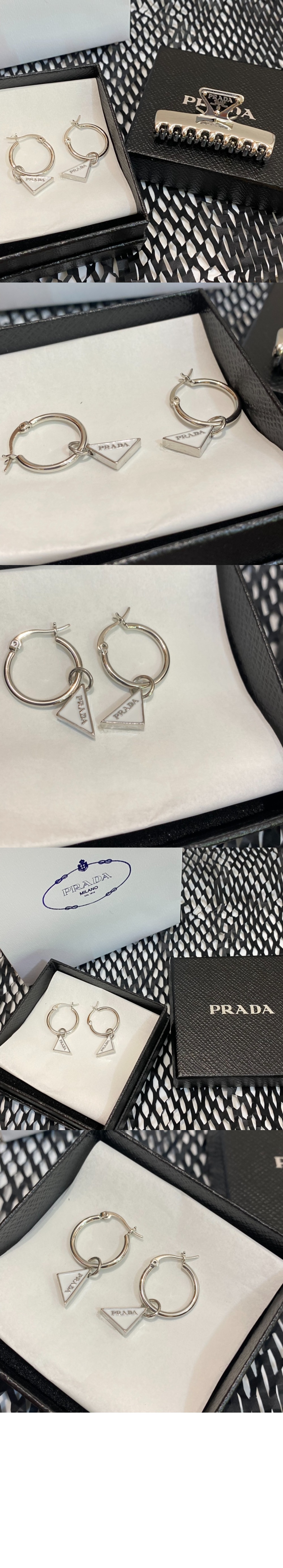 스말토 보석 드롭 이어링 1JO973 > 프라다