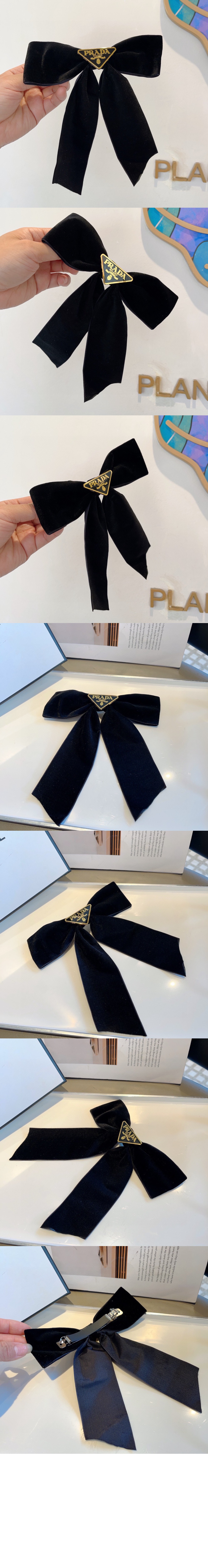 벨벳 헤어클립 1lF154 > 프라다