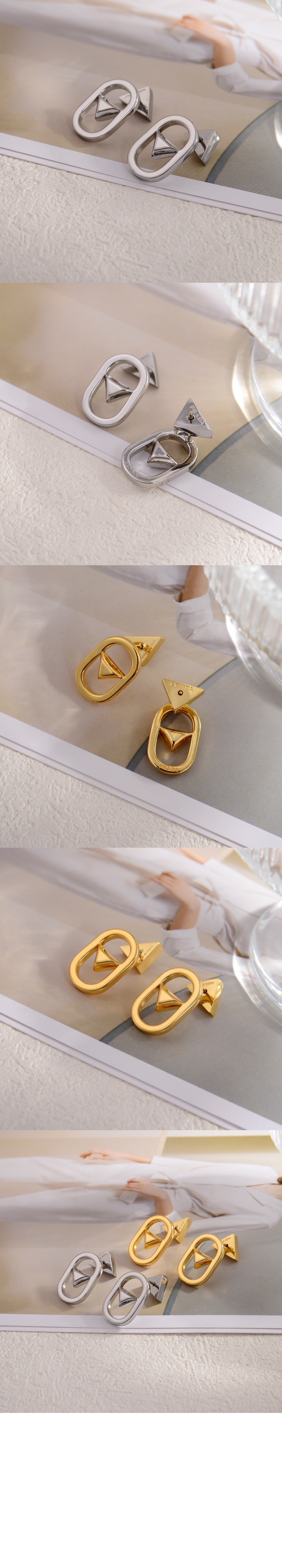 메탈 귀걸이 1IO105 > 프라다