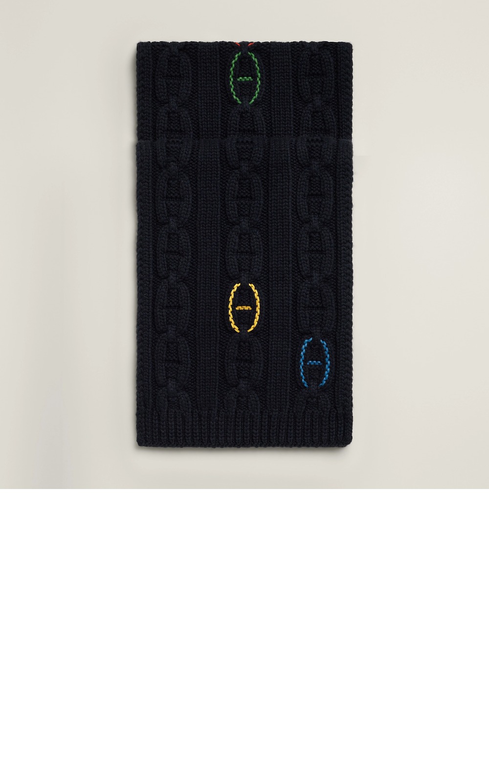 Tri-Maillon Details Cuir 머플러 > 에르메스