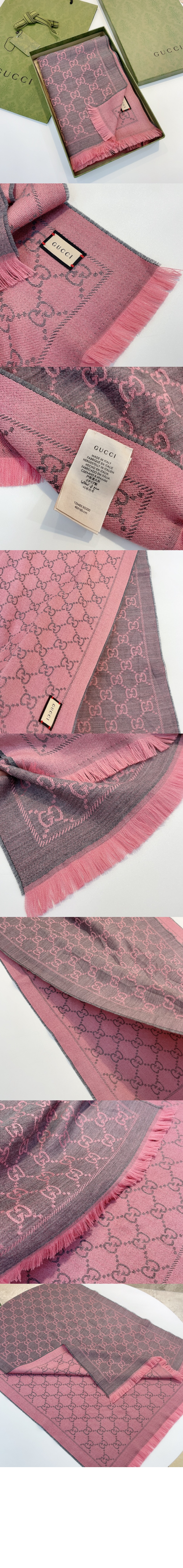 GG 자카드 패턴 니트 스카프 133483 > Etc - 기타제품