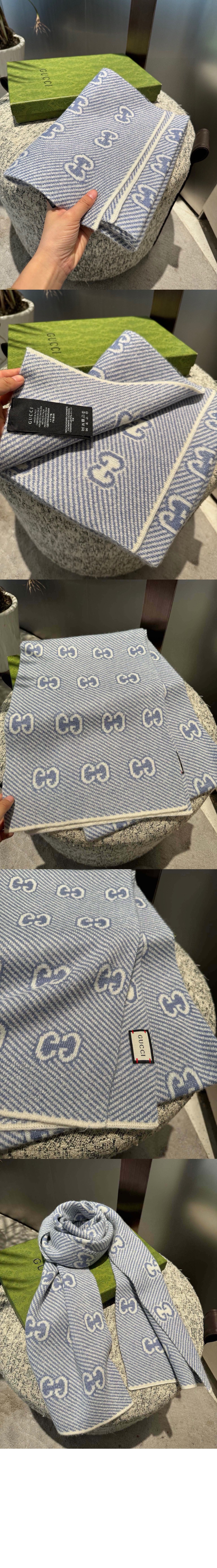 GG 자카드 패턴 니트  스카프 677795 > Etc - 기타제품