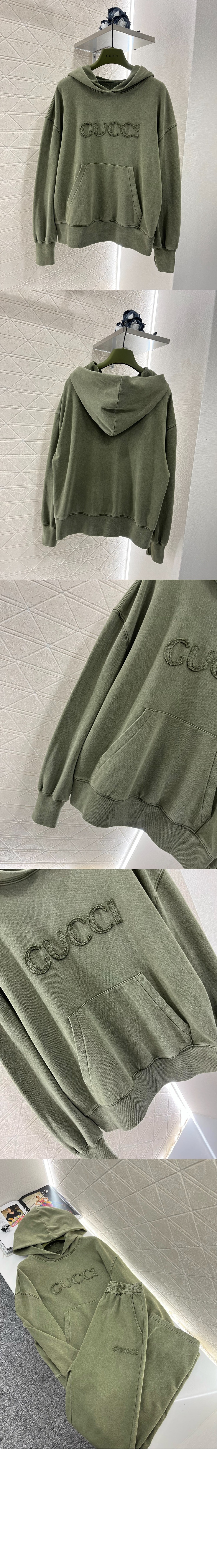 자수 코튼 저지 후드 스웨트셔츠 > Etc - 기타제품