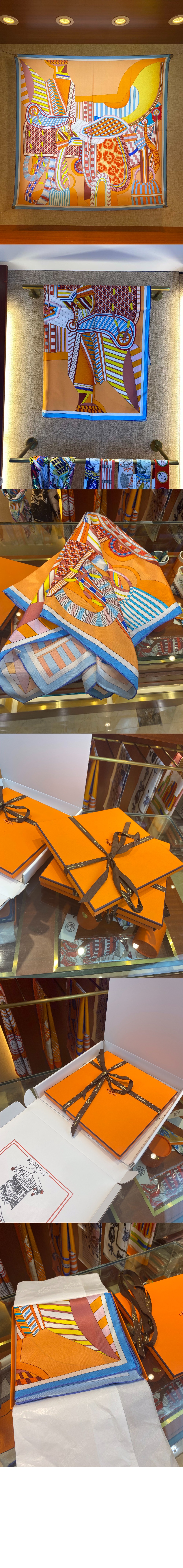 La Selle Imaginair  스카프 90 > 에르메스