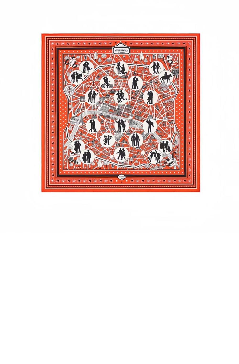 Love in Paris 스카프 90 > 에르메스