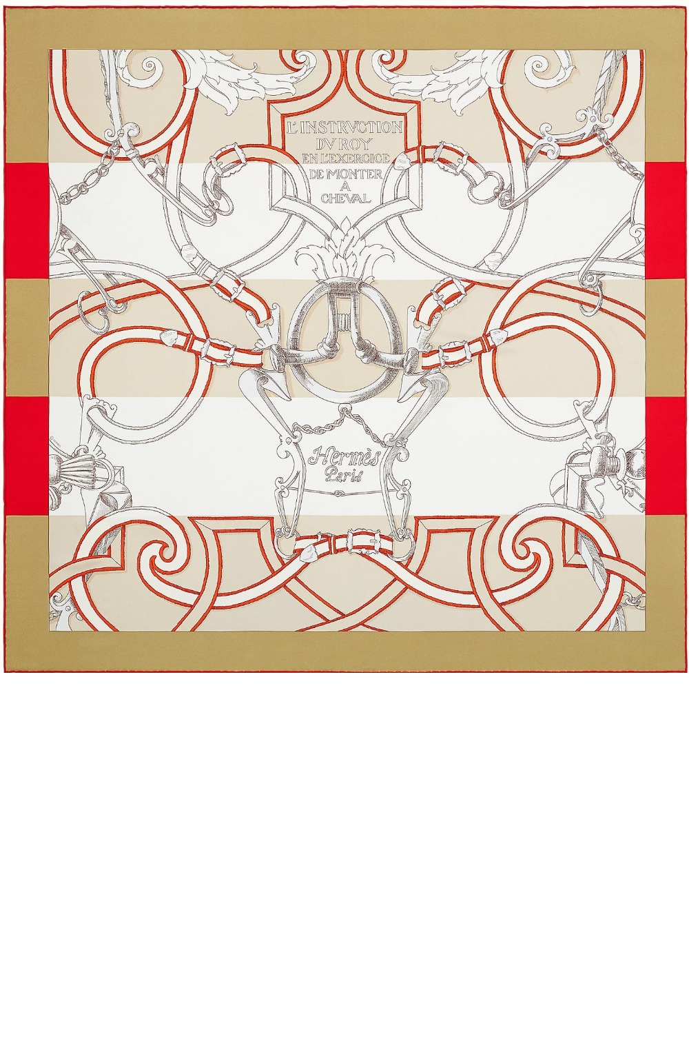 Equestrian Instruction Striped Edition 스카프 90 > 에르메스