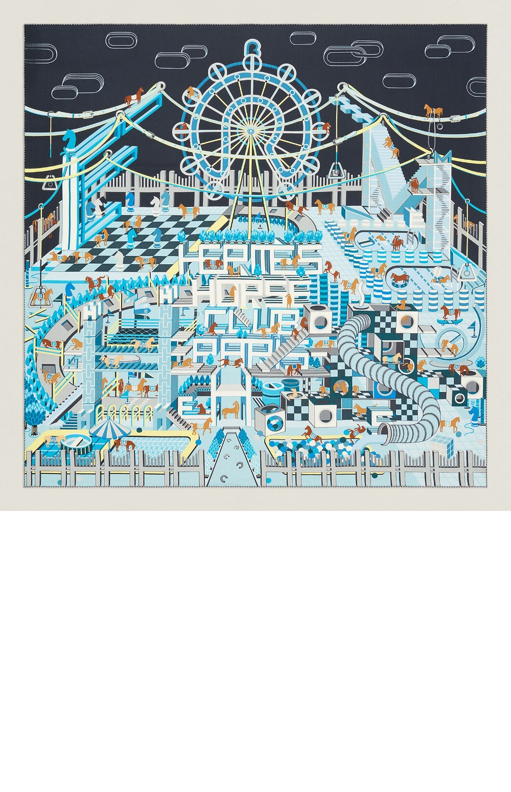 Horse Racing Club 스카프 90 > 에르메스