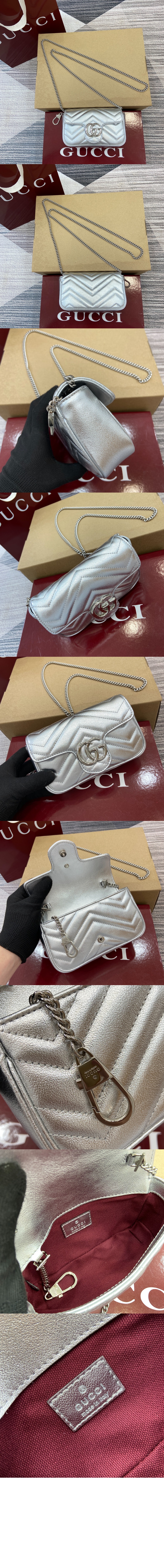 GG 마몽 수퍼 미니백 476433 > GG Marmont - GG 마몽