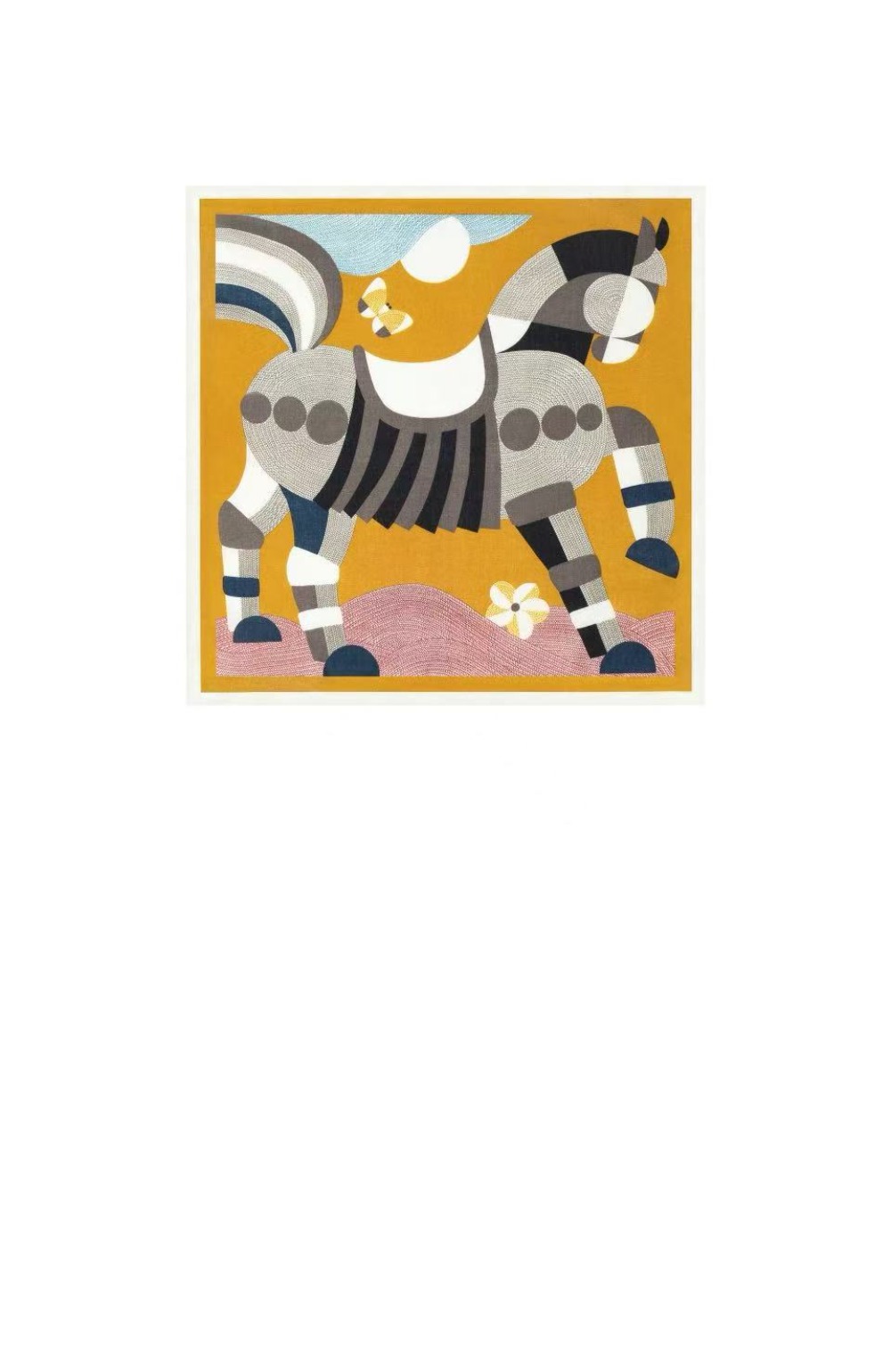 small horse jump 숄 140 > 에르메스