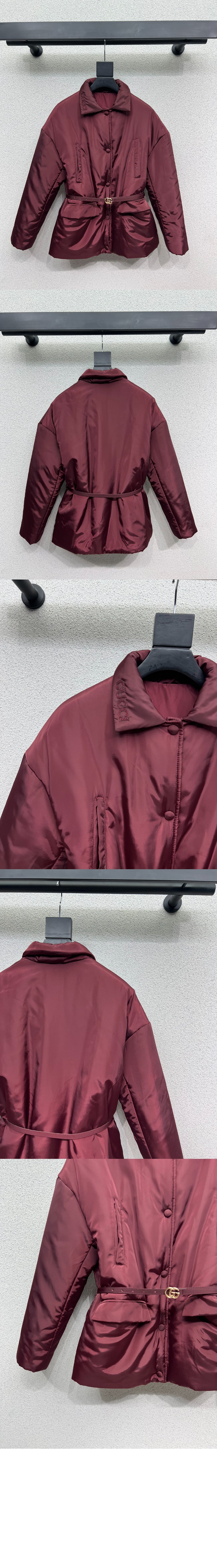 벨트 장식 패딩 개버딘 자켓 > Etc - 기타제품