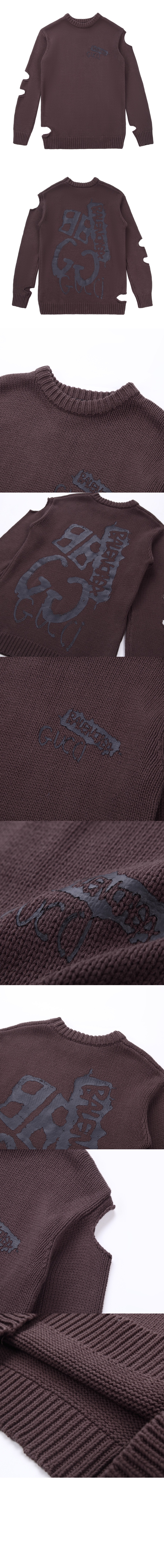 프린트 니트 톱 > Etc - 기타제품