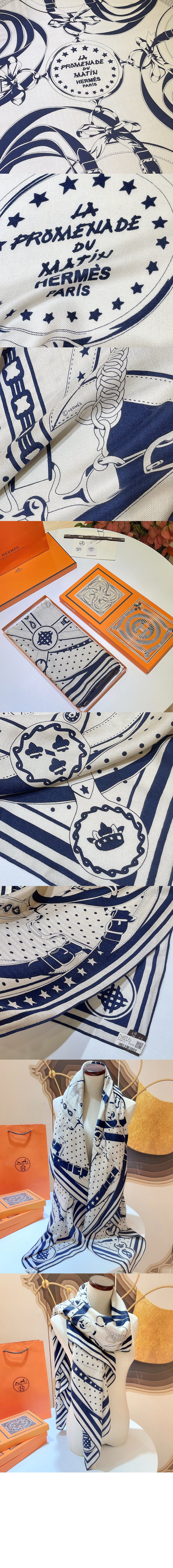 La Promenade du Matin Bandana 숄 140 > 에르메스