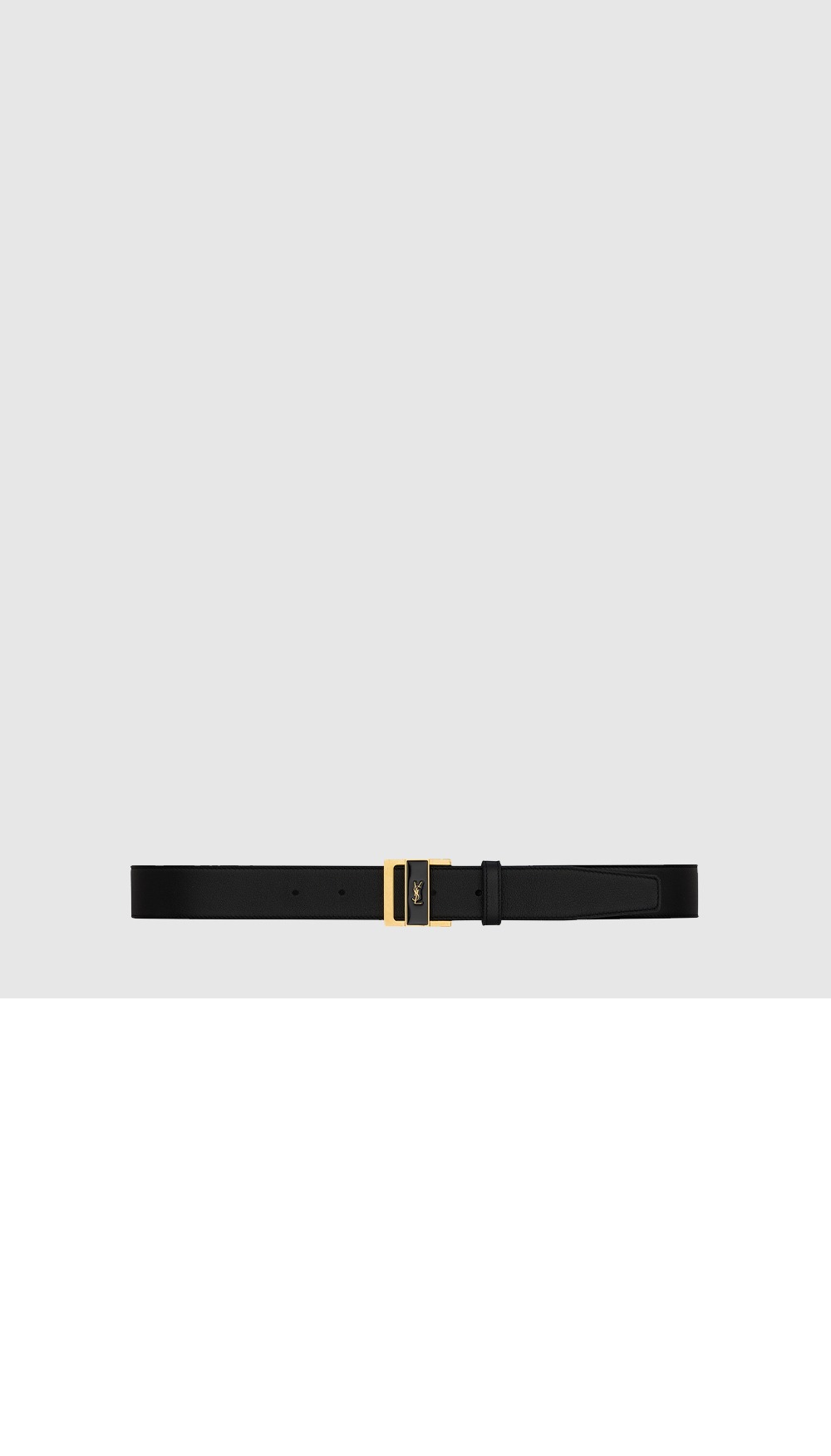 박스 가죽 소재의 벨트 788067 > 생로랑