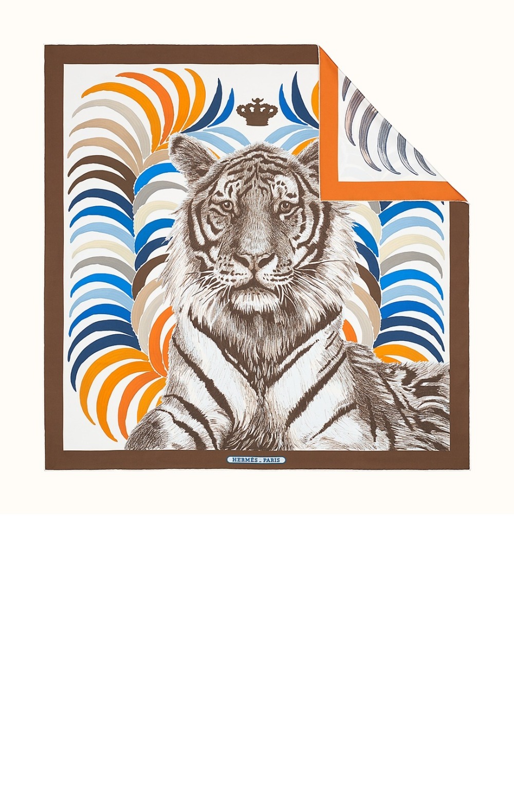 Tigre Royal 더블 페이스 스카프 90 > 에르메스
