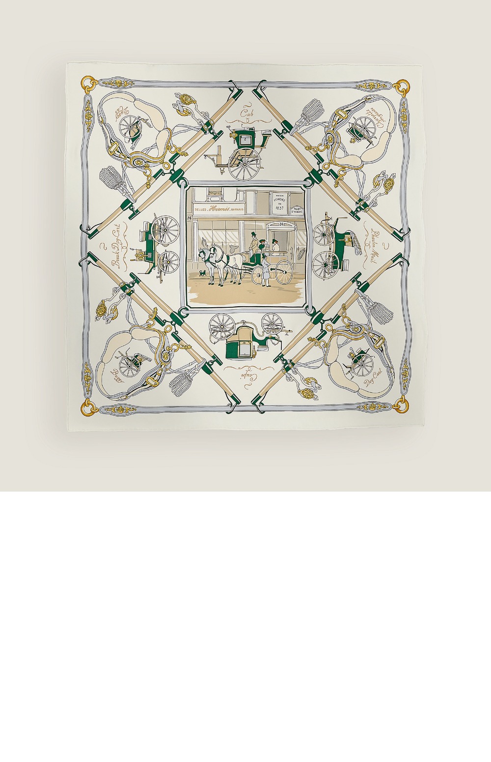 Palonniers 스카프 90 > 에르메스