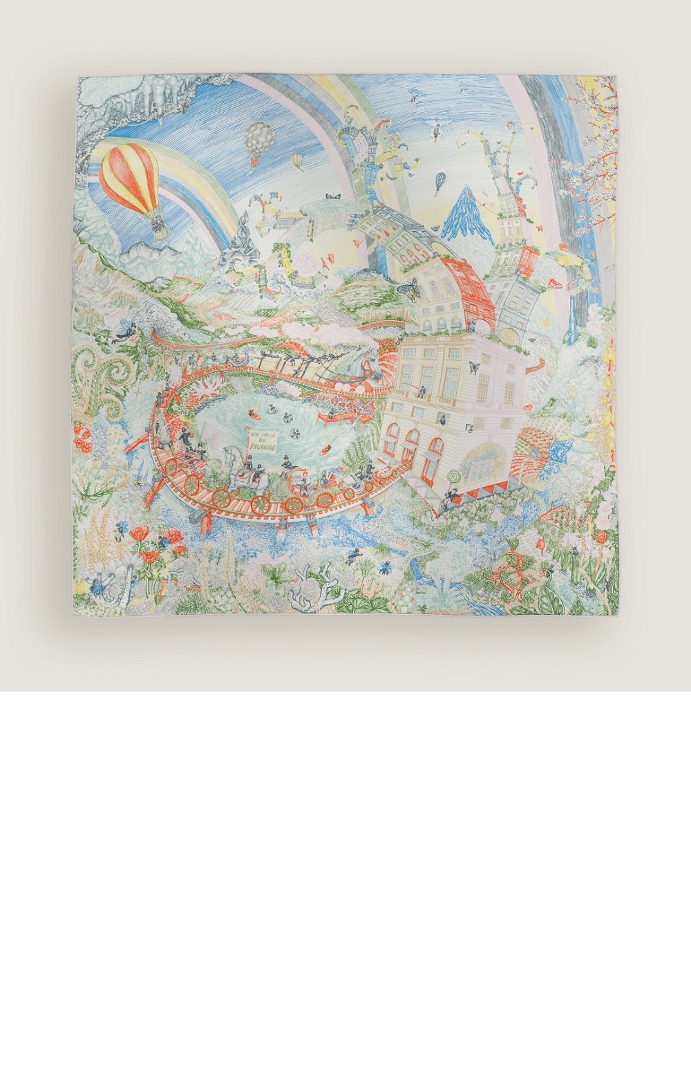 Les Folies du Faubourg 스카프 90 > 에르메스