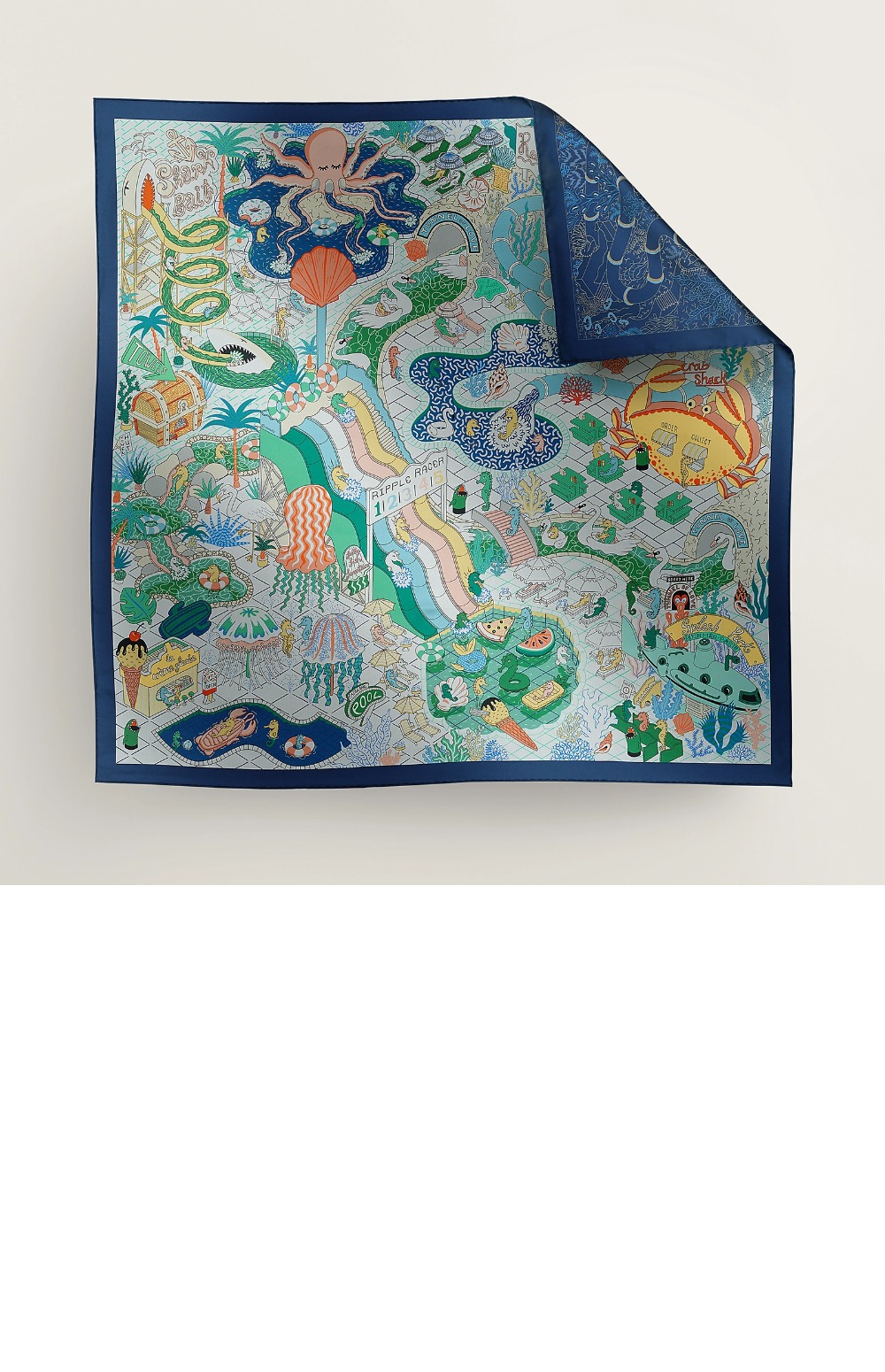 Splash Park 더블 페이스 스카프 90 > 에르메스