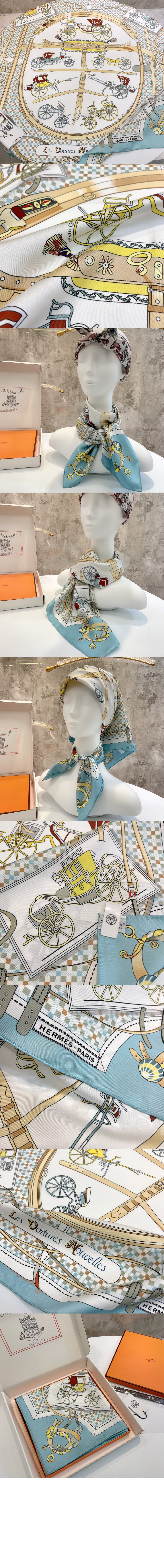 Les Voitures Nouvelles  스카프 90 > 에르메스