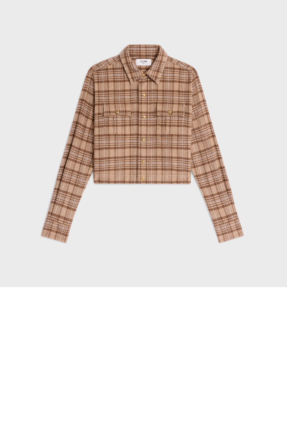 체크 패턴 울 크롭 자켓 > Etc - 기타제품