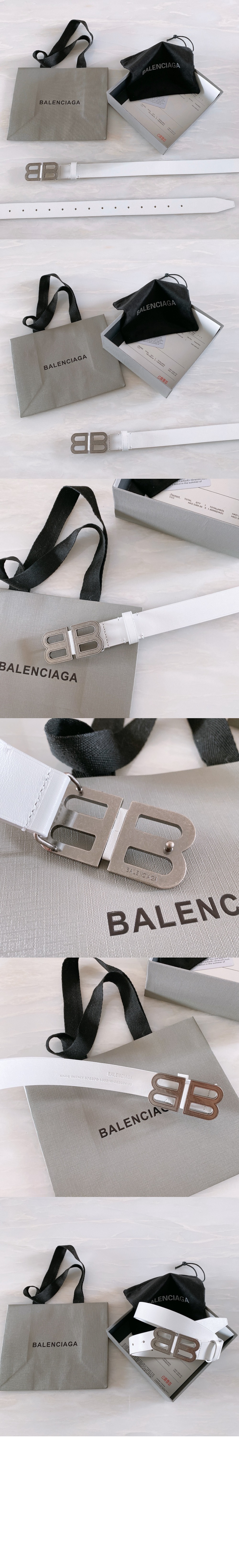 BB 악어 자수 벨트 673518 > 발렌시아가