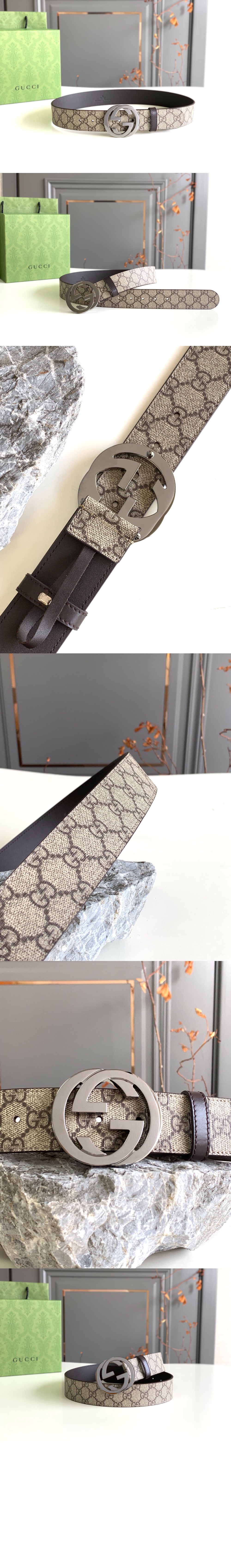 GG 슈프림 벨트 411924 > 구찌