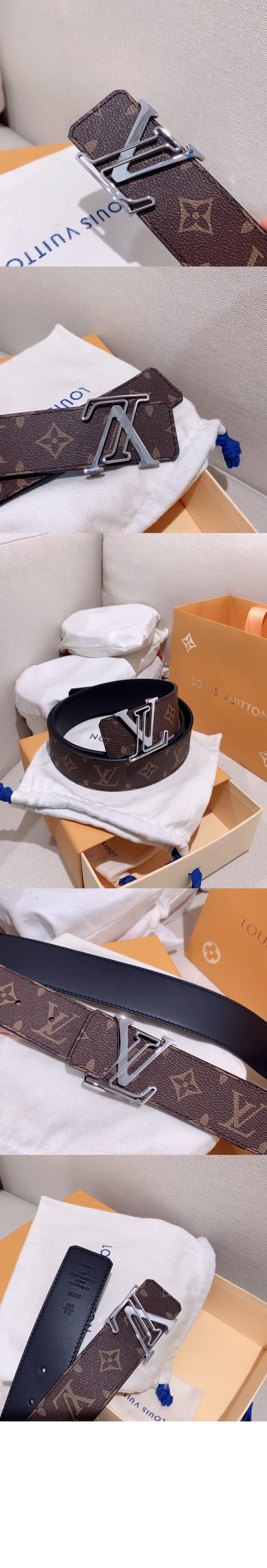 라인 리버서블 벨트 M0635U > 루이비통