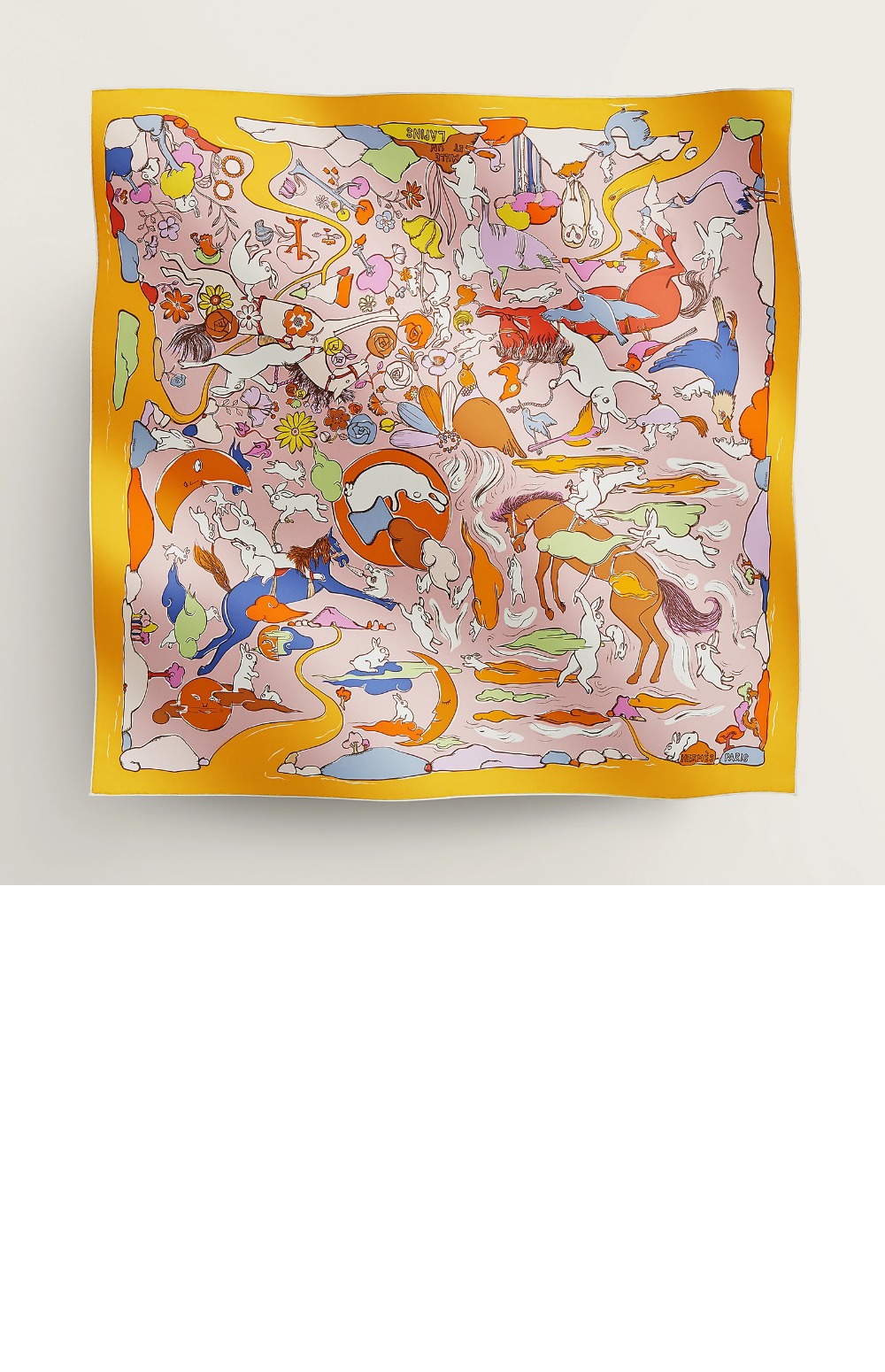 Mille et Un Lapins 스카프 90 > 에르메스