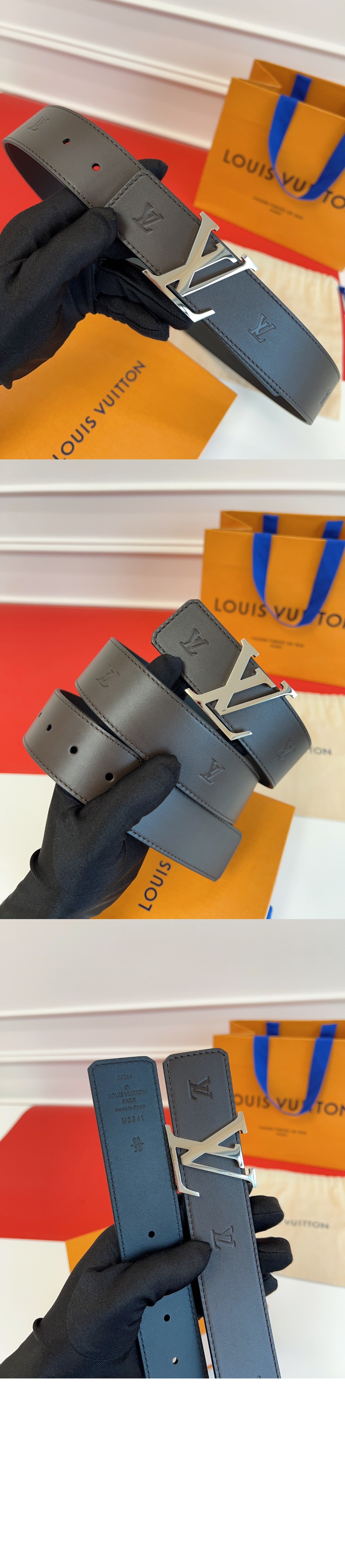 이니셜 블라종 리버서블 벨트 M8841T > 루이비통