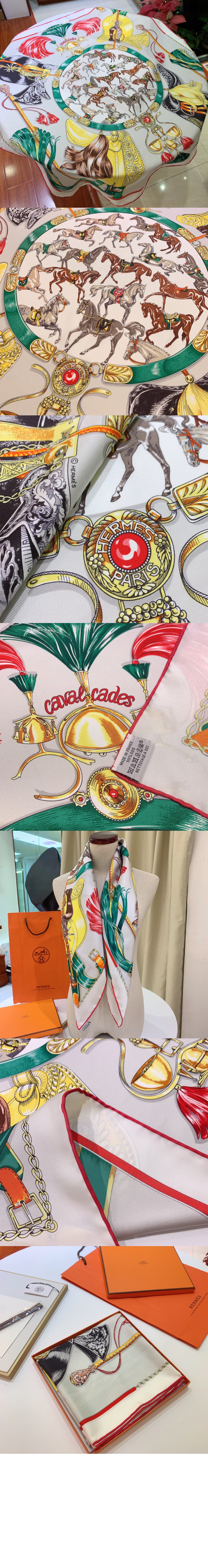 Cavalcades  스카프 90 > 에르메스