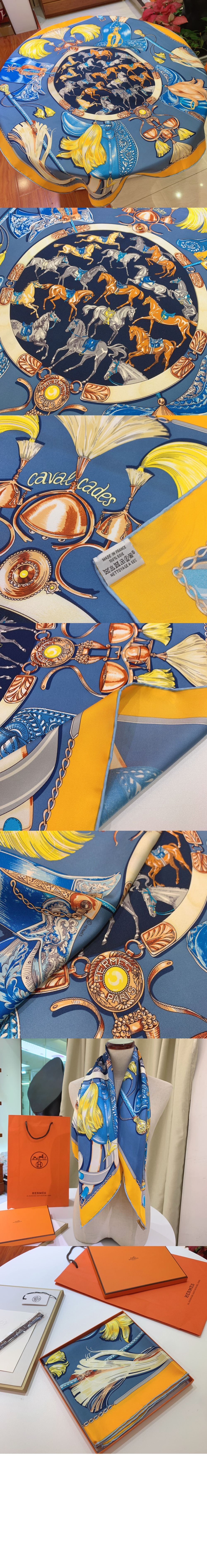 Cavalcades  스카프 90 > 에르메스