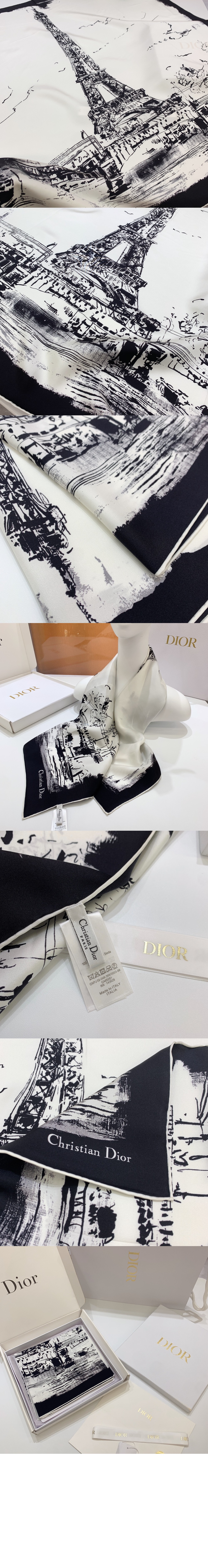 Tower of Paris 스퀘어 스카프 > 디올