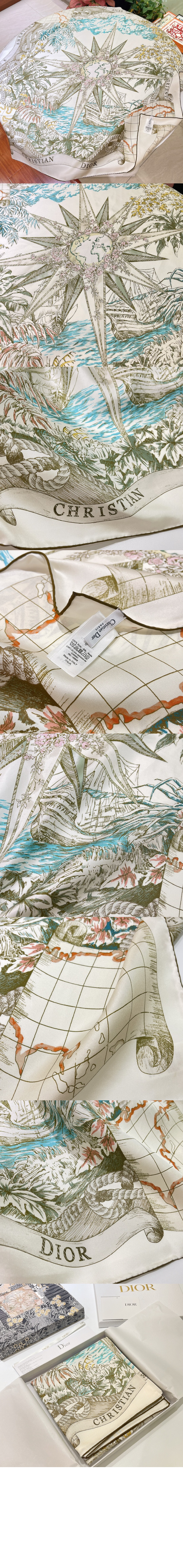 스퀘어 스카프  31REV > 디올