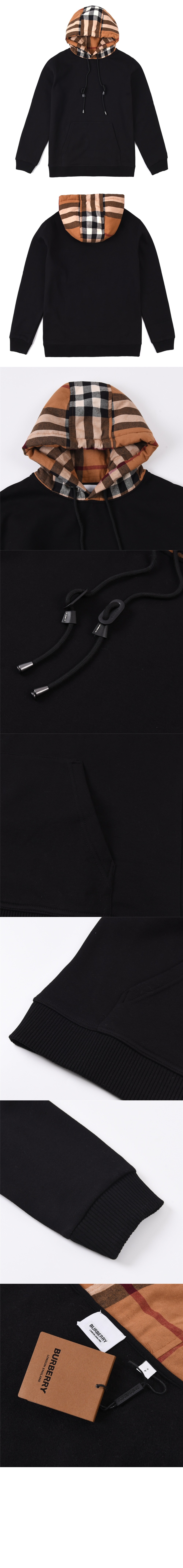 체크 후드 코튼 블렌드 후디 > Etc - 기타제품